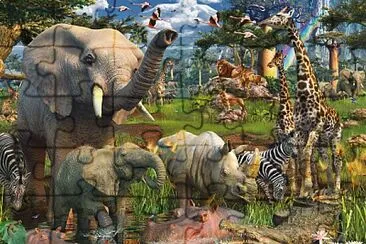 Safari jigsaw puzzle