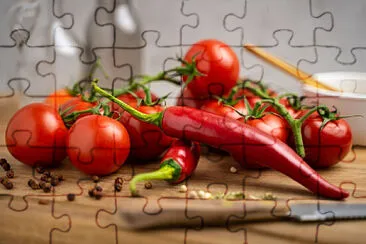 a jigsaw puzzle