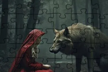 Caperucita Roja y el Lobo jigsaw puzzle