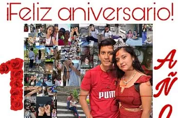 Te amo Luis, feliz aniversario 