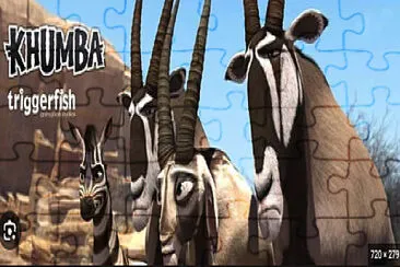 Khumba and Gemsbok jigsaw puzzle