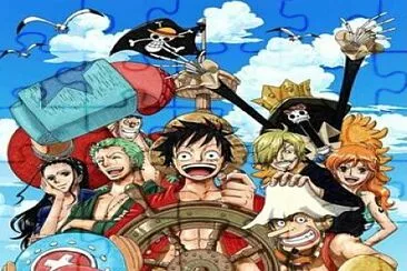 Ships de One Piece (eu shippo Zorobin, Hanluffy, Sanami e Usokaya) e Mugiwaras jigsaw puzzle