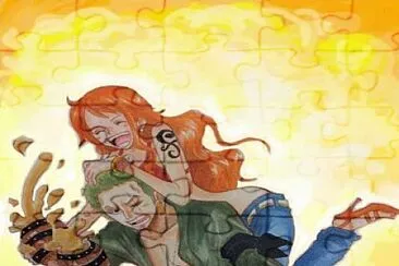 Zoro x Nami jigsaw puzzle