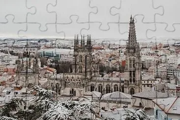 Burgos nevado jigsaw puzzle