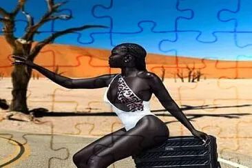 פאזל של Black Woman