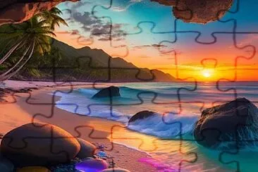 Caribean jigsaw puzzle