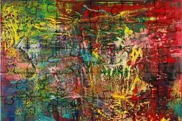 Gerhard Richter abstraction 2 jigsaw puzzle