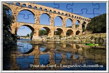 Pont du Gard - Languedoc-Roussillon jigsaw puzzle