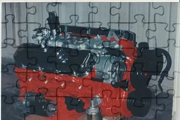 Automotive jigsaw puzzle