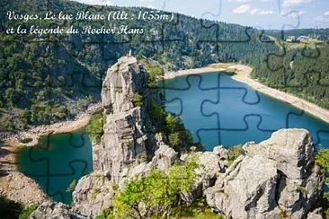 Vosges, Le lac Blanc (Alt : 1055m)