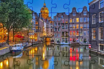 Fachadas Amsterdam 1 jigsaw puzzle