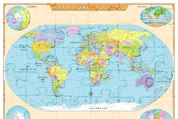 mapa mundi jigsaw puzzle