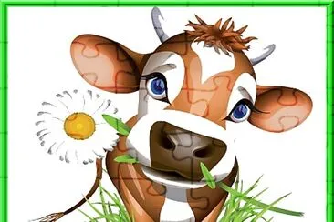 Vache Marguerite jigsaw puzzle