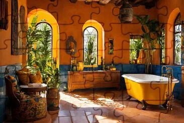 Hacienda mejicana jigsaw puzzle