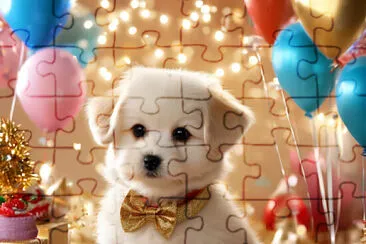 cumple perrito jigsaw puzzle