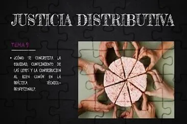 פאזל של justicia distributiva