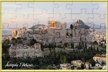 Acropole d 'Athènes. jigsaw puzzle