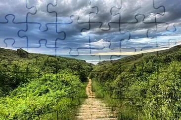 Sentier des 100 marches Bidart jigsaw puzzle