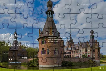 castillo de Ooidonk, Belgica jigsaw puzzle