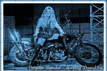 Brigitte Bardot - Harley Davidson