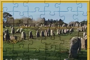 Menhirs de Carnac (Morbihan) jigsaw puzzle