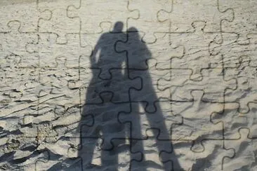 pareja playa jigsaw puzzle