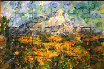 פאזל של Cezanne montagne ste Victoire