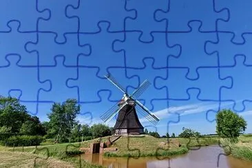 Wynhamster Kolk tiefster Punkt Ostfrieslands jigsaw puzzle