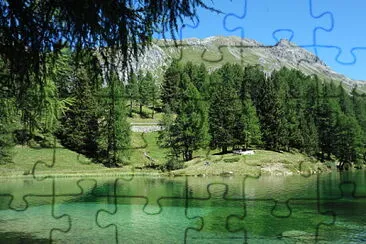 Palpuogna See Schweiz jigsaw puzzle