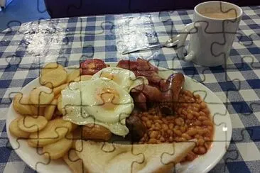 Breakfast jigsaw puzzle