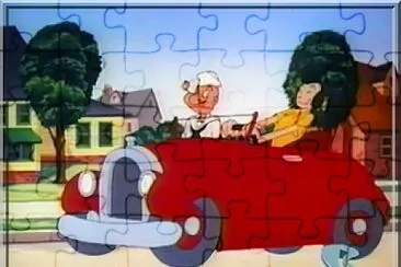 Olive et Popeye jigsaw puzzle