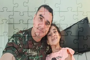 Família jigsaw puzzle