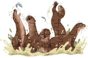 Group of otters