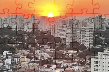 Por do sol jigsaw puzzle