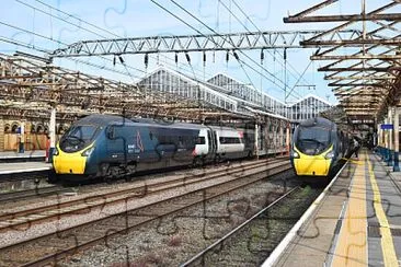 Pendalinos at Crewe 2