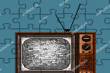 TV jigsaw puzzle