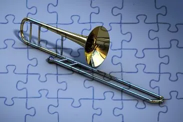 trombone jigsaw puzzle