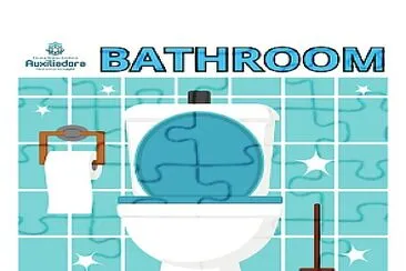 Bathroom jigsaw puzzle