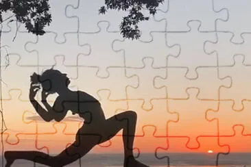 Yoga jigsaw puzzle