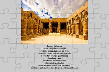 פאזל של Templo de Karnak e Luxor