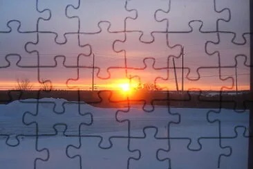 sun set jigsaw puzzle