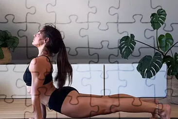 Yoga jigsaw puzzle