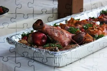 Roast pig jigsaw puzzle