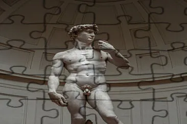 פאזל של Escultura David de Michelangelo