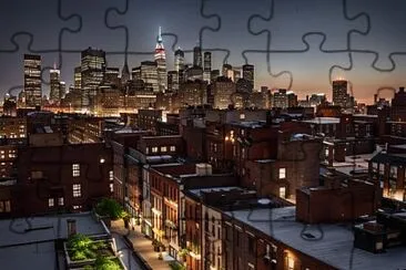 Warehouse District from the Drugstore Roof jigsaw puzzle