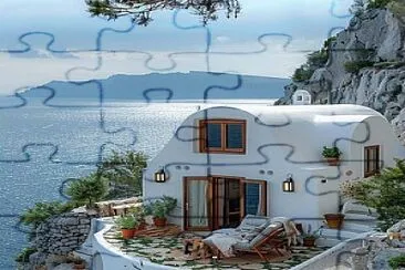 Casita en Santorini jigsaw puzzle