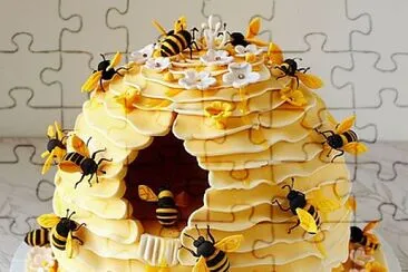 Bee Cake jigsaw puzzle