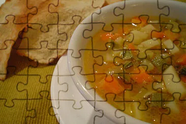 a jigsaw puzzle