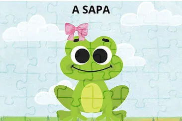 A SAPA COM LAÇO jigsaw puzzle