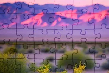 Golden Hour in the Mojave Desert jigsaw puzzle